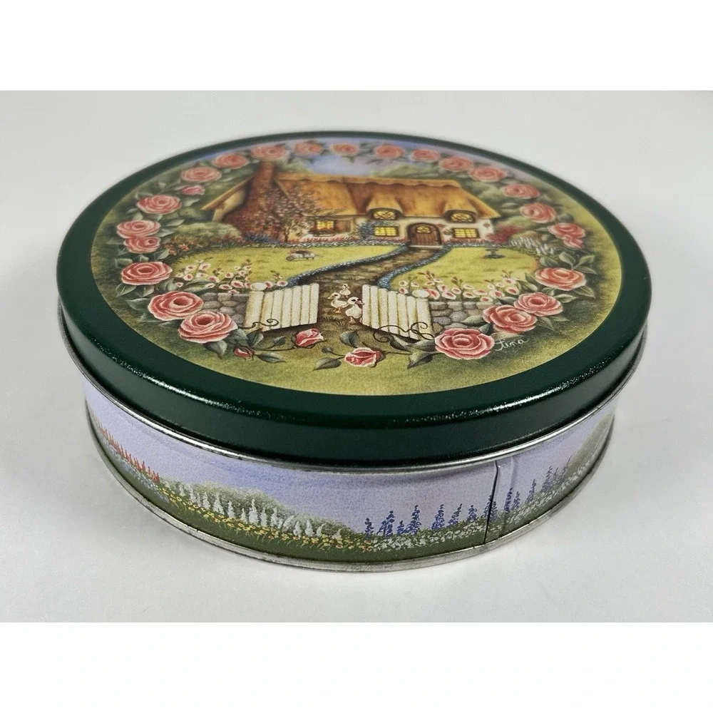 Cottagecore Decor Storage Tin 6.5